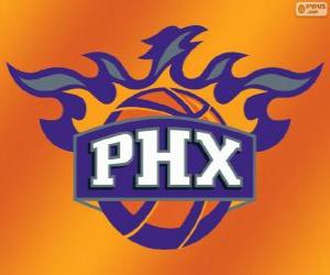 Puzzle Logo des Suns Phoenix, équipe de la NBA. Division Pacifique, Conférence Ouest 