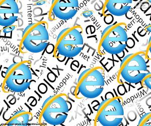 Puzzle Logo Internet Explorer