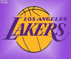 Puzzle Logo Los Angeles Lakers, équipe de la NBA, Division Pacifique, Conférence Ouest