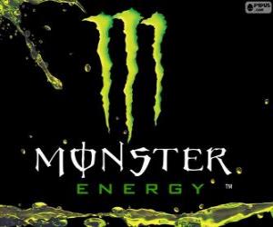 Puzzle Logo Monster Energy
