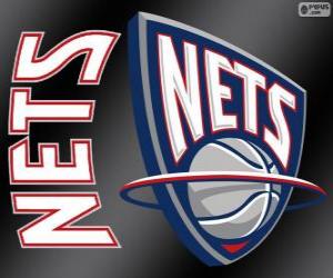 Puzzle Logo New Jersey Nets, équipe de la NBA. Division de l'Atlantique, Conférence Est