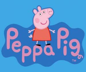 Puzzle Logo Peppa Pig
