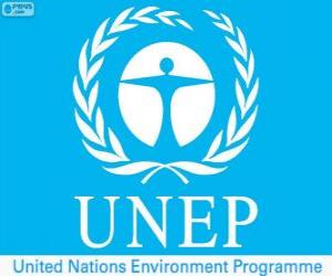 Puzzle Logo PNUE, Programme des Nations Unies pour l'environnement