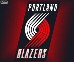 Puzzle Logo Portland Trail Blazers, équipe de NBA. Division Nord-Ouest, Conférence Ouest