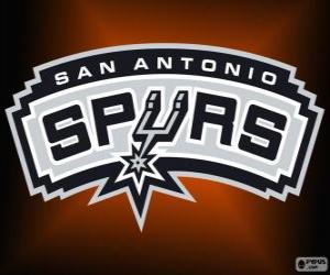 Puzzle Logo San Antonio Spurs, équipe de la NBA. Division Sud-Ouest, Conférence Ouest