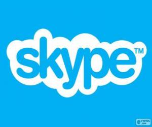 Puzzle Logo Skype