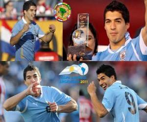 Puzzle Luis Suarez meilleur joueur de la Copa America 2011