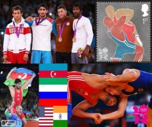 Puzzle Lutte libre 60kg mâle Londres 12