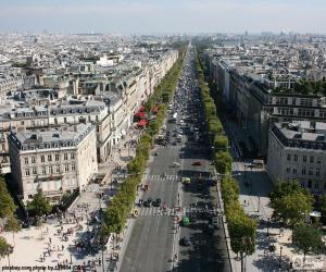 Puzzle L’Avenue des Champs-Elysées, Paris