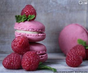 Puzzle Macarons aux framboises