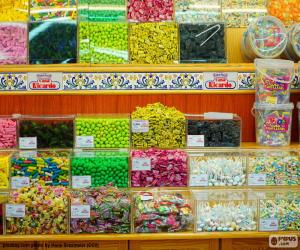 Puzzle Magasin de bonbons