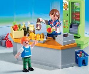 Puzzle Magasin Playmobil