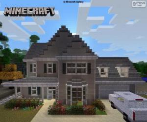 Puzzle Maison de Minecraft