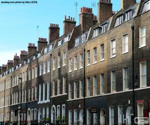 Puzzle Maisons typiques de Londres