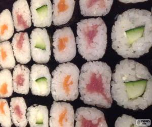 Puzzle Makis, variante du sushi