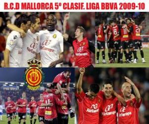 Puzzle Mallorca RCD BBVA cinquième Ligue annonces 2009-2010