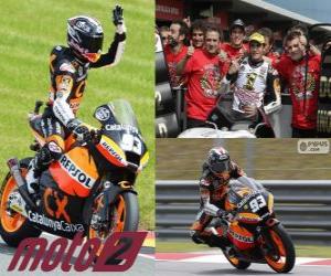 Puzzle Marc Márquez, champion du monde 2012 Moto2