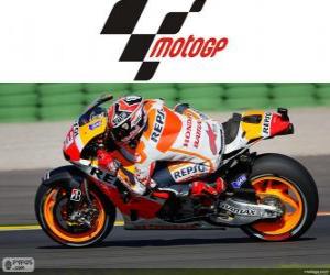 Puzzle Marc Márquez, champion du monde 2013 MotoGP