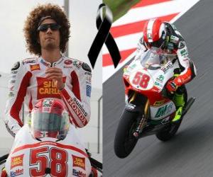 Puzzle Marco Simoncelli, jusqu'à 58 pour toujours (2011)