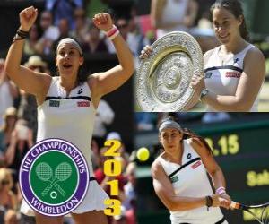 Puzzle Marion Bartoli championne du Wimbledon 2013