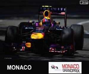 Puzzle Mark Webber - Red Bull - Grand Prix de Monaco 2013, 3e classés