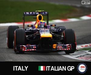 Puzzle Mark Webber - Red Bull - Grand Prix d'Italie 2013, 3e classés