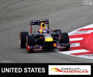 Puzzle Mark Webber - Red Bull - Grand Prix des États-Unis 2013, 3e classés