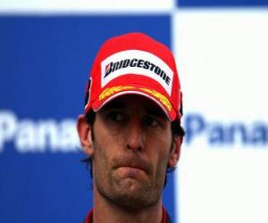 Puzzle Mark Webber - Red Bull - la Turquie 2010 (3e rang)