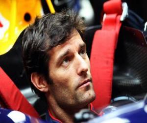Puzzle Mark Webber - Red Bull - Shanghai 2010