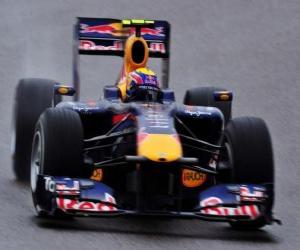 Puzzle Mark Webber - Red Bull - Shanghai 2010