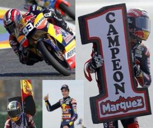 Puzzle Marquez Marc champion du monde 125 cc 2010