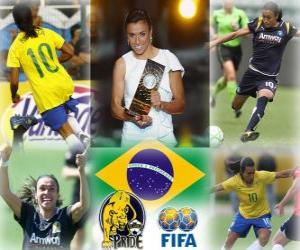 Puzzle Marta Vieira da Silva Joueur Mondial de la Coupe 2010 Année