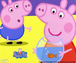 Puzzle Mascotte de Peppa Pig