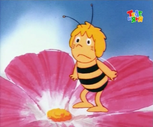 Puzzle Maya l'abeille sur une fleur