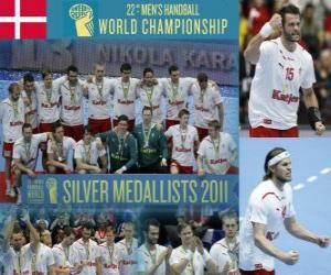 Puzzle Médaille d'Argent Danemark dans le monde 2011 de Handball