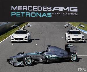 Puzzle Mercedes AMG F1 W04 - 2013 -