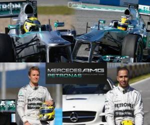Puzzle Mercedes AMG Petronas F1 Team 2013