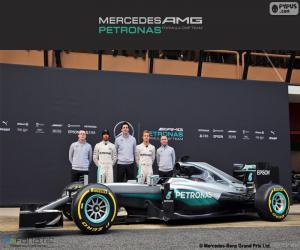 Puzzle Mercedes F1 Team 2016