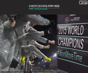 Puzzle Mercedes F1 Team, champion 2015