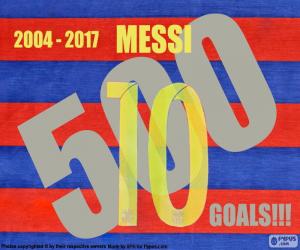 Puzzle Messi 500 buts