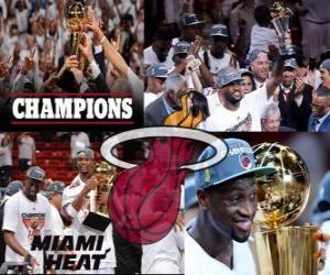 Puzzle Miami Heat Champion NBA de 2012