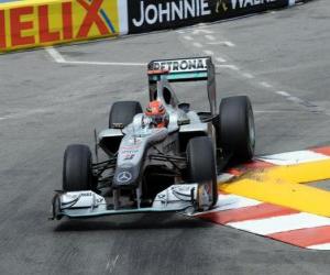 Puzzle Michael Schumacher - Mercedes - Monte-Carlo 2010