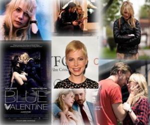 Puzzle Michelle Williams nominé pour le meilleur comme Oscars 2011 actrice pour Blue Valentine