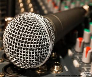 Puzzle Microphone et table de mixage