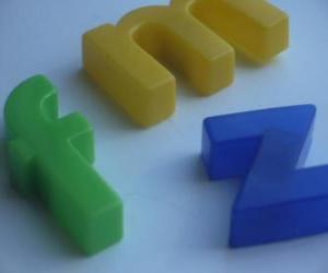 Puzzle Minuscules lettres z, m y z