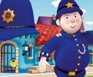 Puzzle Monsieur le gendarme est le policier de Miniville, le Pays des Jouets