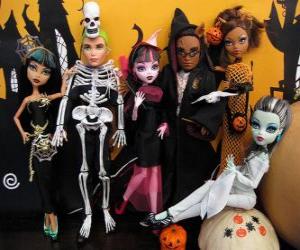 Puzzle Monster High Halloween