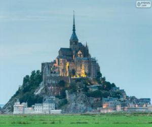 Puzzle Mont Saint-Michel, France