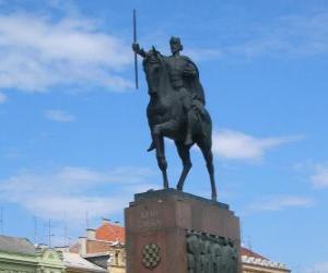 Puzzle Monument au roi Tomislav, Zagreb, Croatie