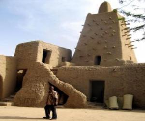 Puzzle Mosquée  Djingareyber dans la ville de Tombouctou au Mali